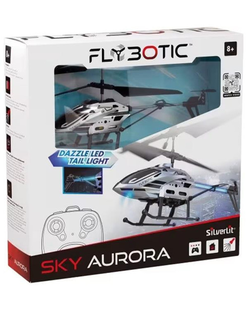 Flybotic Sky Aurora LED Işıklı Şarjlı Uzaktan Kumandalı Helikopter 84568