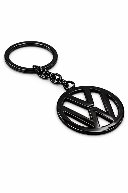 VOLKSWAGEN 4D SİYAH AMBLEMLİ LOGOLU ARMALI FİGÜR ANAHTARLIK