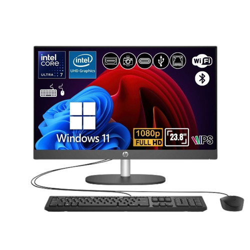 ProOne 240 G10 D36C6ET ATL30 Ultra 7 155U 32GB 2TB SSD Win11P 23.8" Full HD All in One Bilgisayar