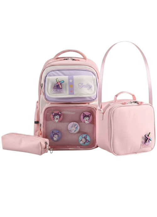 Kids Premium Okul Çanta Seti 3'lü İlkokul Ortaokul Sırt Çantası Termal Beslenme Çantası Kalemlik