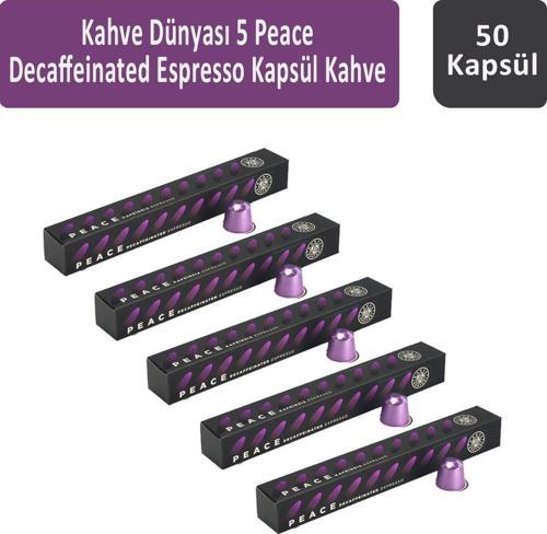 5 Peace Decaffeinated Espresso Kapsül Kahve 50 Kapsül