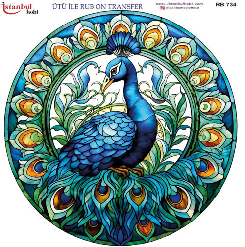 Ütü ile Rub On Transfer Kağıdı 30x30cm RB-734