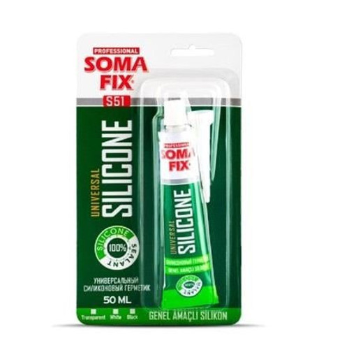 50 ml Somafix Siyah Tüp Silikon
