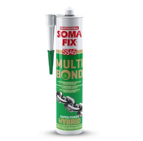 300 ml Somafix Beyaz Multi Bond Hibrid Sıvı Çivi Kartonpiyer Korniş Suya Dayanıklı Yapıştırıcı