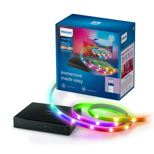 Smart Lighting HDMI 2.0 Sync Box Kiti (75"-85" TV'ler için) - Google Home, Alexa, HomeKit ve Matter uyumlu