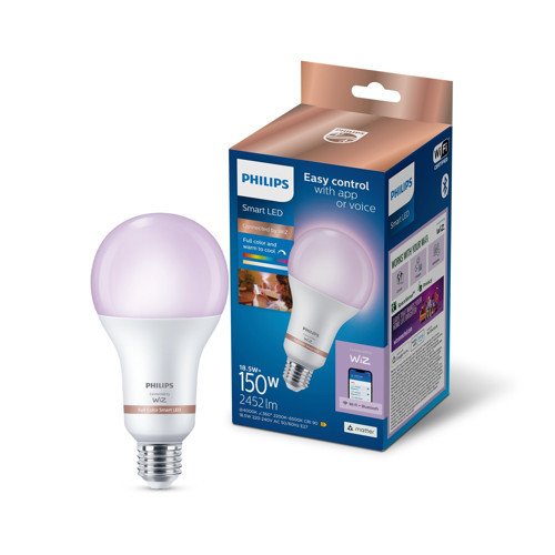 Smart Lighting LED Ampul A80 E27 150W Eşdeğer RGB - Google Home, Alexa, HomeKit ve Matter uyumlu