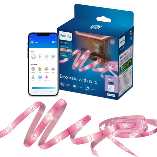 Smart Lighting RGB LED Şerit 5 m (Type-C) Google Home, Alexa, HomeKit ve Matter uyumlu - Google Home, Alexa, HomeKit ve Matter uyumlu