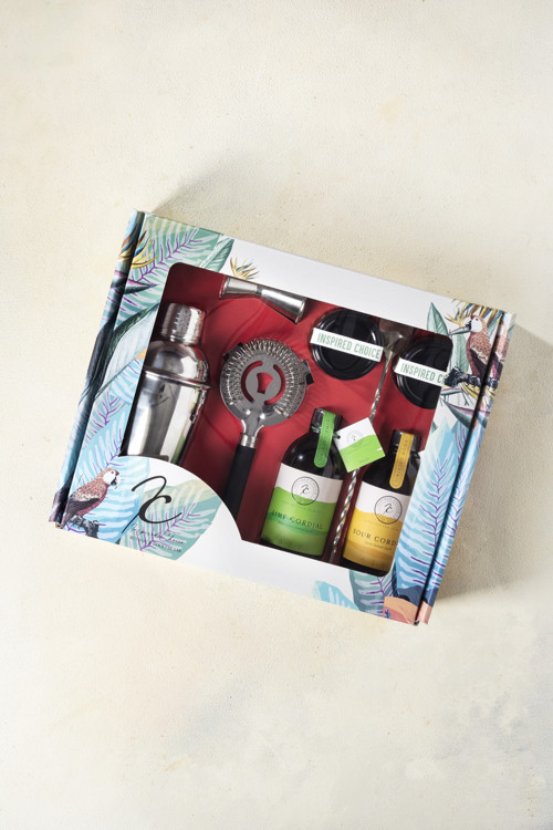 Kokteyl Set Kutusu 06 - Lime/hibiscus Cordial - 8 Parça Kokteyl Seti
