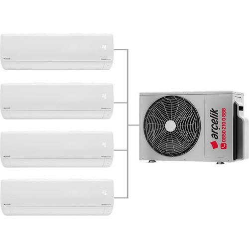 Multi Sistem Duvar Tipi 4+1 İnverter 9+9+9+12 24000Btu Klima ZM24104-99912