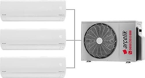 Multi Sistem Duvar Tipi 3+1 Inverter 12+18+18 30000BTU Klima ZM30105-121818