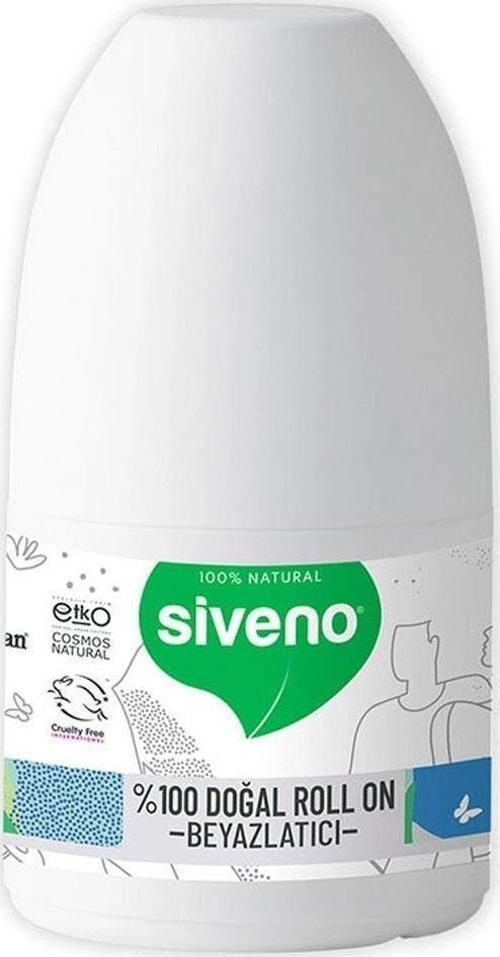 %100 Doğal Roll On Beyazlatıcı Etkili Deodorant Ter Kokusu Önleyici Bitkisel Lekesiz Vegan 50 ml