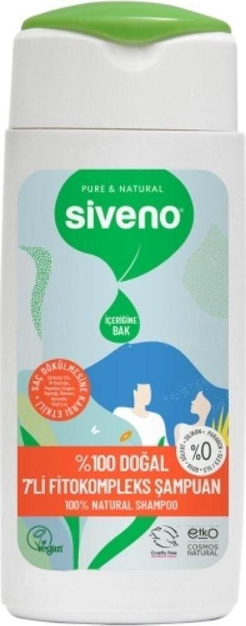 %100 Doğal Fitokompleks Şampuan 7 Değerli Bitki Yoğun Dökülme Karşıtı Besleyici Dolgunlaştırıcı 300 ml