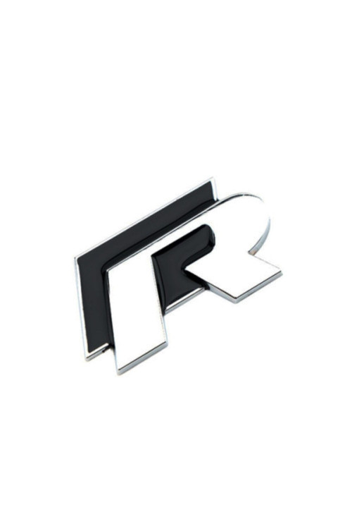 Volkswagen Polo R Metal Siyah Bagaj Logosu