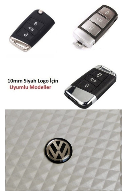 Volkswagen Anahtar Logosu 10mm