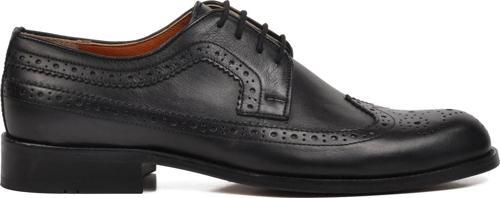 Premium 33272 Siyah Hakiki Deri Erkek Klasik Ayakkabı