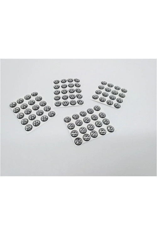 Volkswagen Anahtar Logosu 10mm Vw Kumanda Logosu (1 Adet) 3c0837891