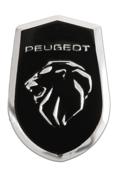 Peugeot Logo Yeni Arma 3D METALİZE Sticker Alüminyum 2 Adet Kabartmalı Etiket 3 cm x 4,5 cm