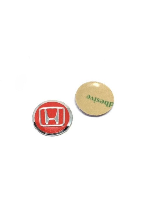 Honda Kırmızı Araç Anahtar Logo Amblemi Kumanda Logo Çap: 14 Mm 2 Adet