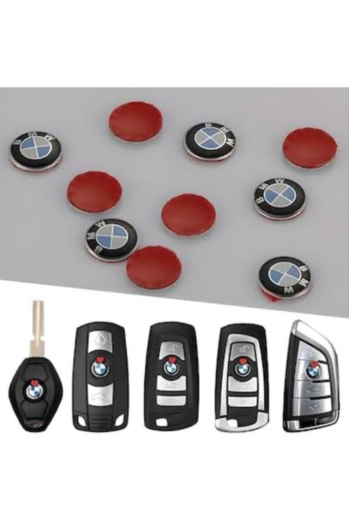 BMW ANAHTAR LOGOSU 14MM 2 ADET (TUM MODELLER UYUMLU)