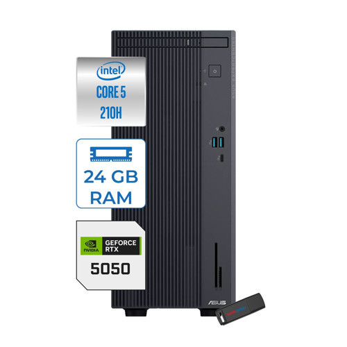 Expertcenter P500MV Intel® Core™ Ultra 5 210H 4.8ghz Aı 24GB Ddr5 1tb SSD 8GB/RTX5050 WIN11PRO Mini Tower Masaüstü Bilgisayar C52108512B0D27P08+ZETTAUSBBELLEK