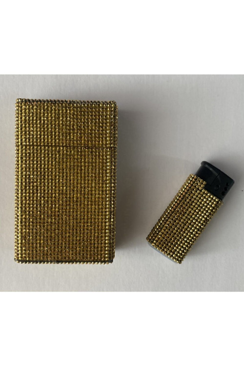 Gold Taş Kaplama Sigaralık