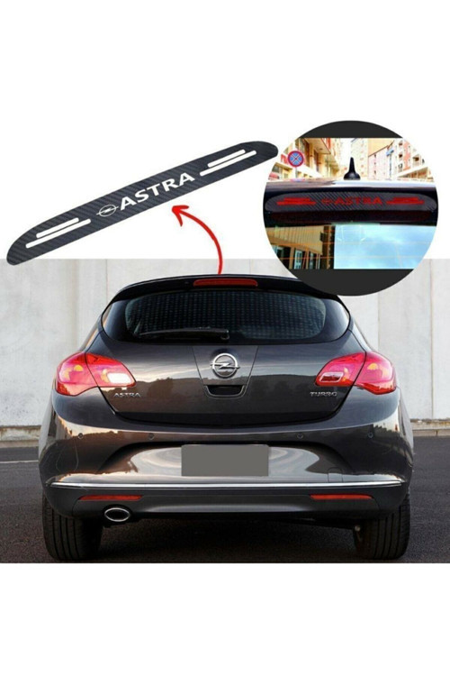 Opel Astra J Hb 2009-2016 Karbon Arka Fren Stop Lambası Sticker
