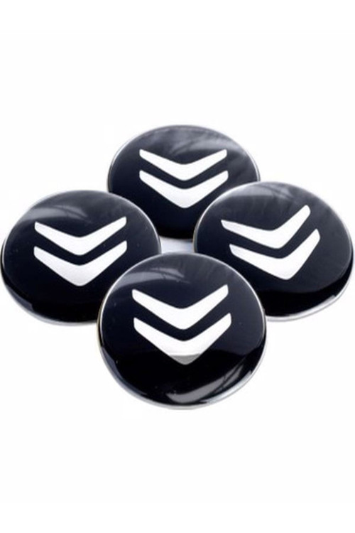 Citroen Jant Göbeği Göbek Arması Sticker 56mm 1 Takım(4 Adet)