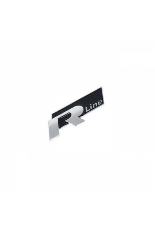 R Line Metal Çamurluk Bagaj Yazısı Siyah