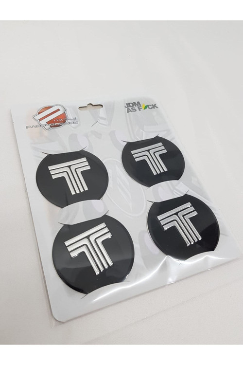Tofaş Jant Göbeği Göbek Arması Sticker 4'lü Set