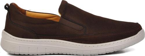 809 Kahve Nubuk Hakiki Deri Erkek Günlük Ayakkabı