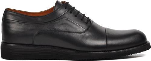 Premium 32944 Siyah Hakiki Deri Erkek Casual Ayakkabı