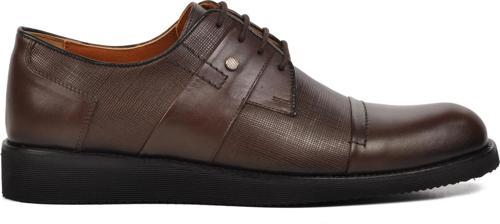 Premium 33233 Kahve Hakiki Deri Erkek Casual Ayakkabı