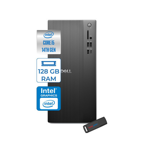 Tower ECT1250 Intel Core I5 14500 128GB Ddr5 4tb SSD UHD Graphics 770 WIN11HOME Kurumsal Masaüstü Bilgisayar QVT1260H29 + Zettausb