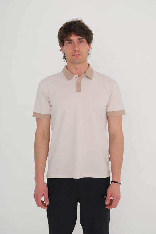 POLO YAKA TENCEL ÇİFT RENK TSHIRT