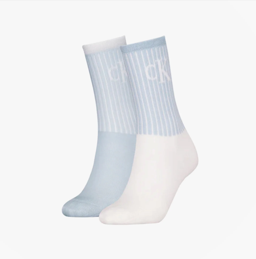 CKJ WOMEN SOCK 2P GL, 001