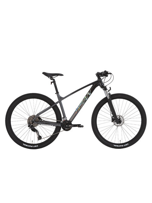BOLD 10.2 ERKEK DAĞ BİSİKLETİ 43CM HD 29 JANT 20 VİTES SİYAH GRİ GRİ