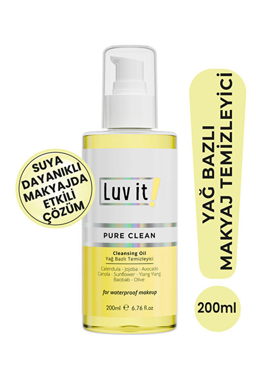 Bitkisel Içerikli Yağ Bazlı Makyaj Temizleyici 200 Ml