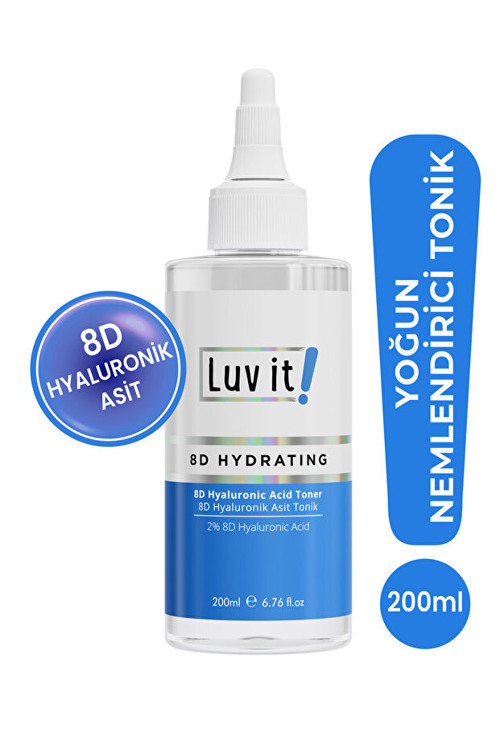 8D Yoğun Nemlendirici Hyaluronik Asit Tonik