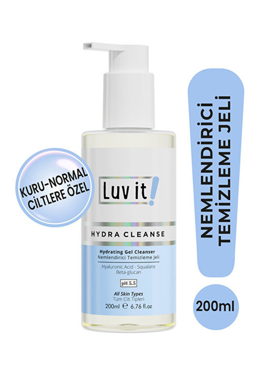 Nemlendirme Etkili Yüz Temizleme Jeli Kuru-Normal Ciltler 200 ml