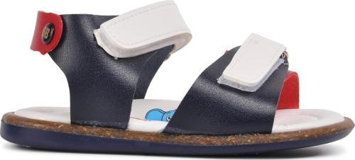 210109 Lacivert-Beyaz-Kırmızı Comfort Erkek Çocuk Sandalet