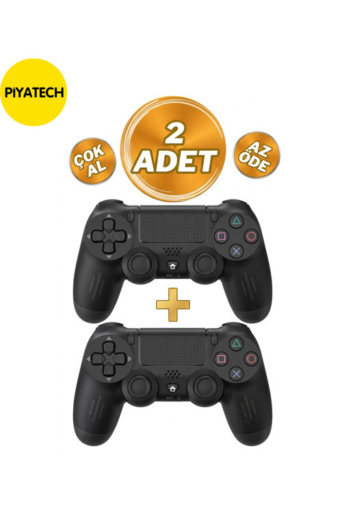 PS4 Uyumlu Kablosuz Oyun Kolu V2 (2'li Paket) – Kesintisiz Oyun Keyfi!