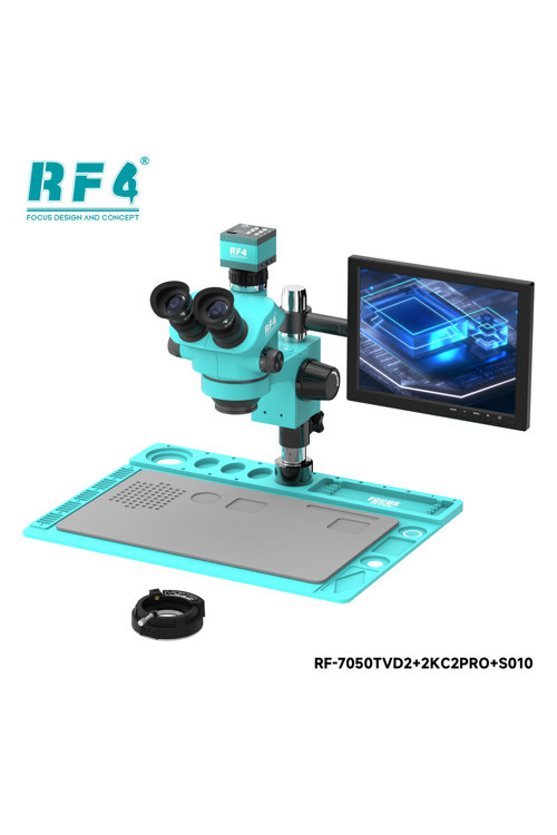 RF-7050TVD2 2KC2 rf4 mikroskop tamir ekipmanı 0,5x lens hediyeli