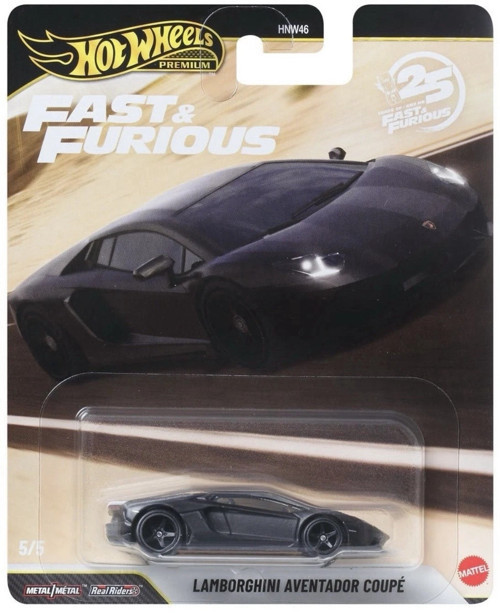 Premium Fast & Furious Lamborghini Aventador Coupé 25. Yıl 5/5 Metal Model Araba