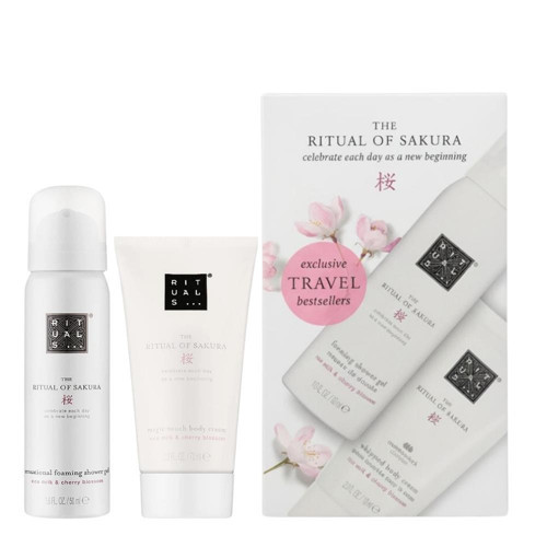 The Ritual of Sakura Body Cream 70 ml + Shower Gel 50 ml Vücut Bakım Seti