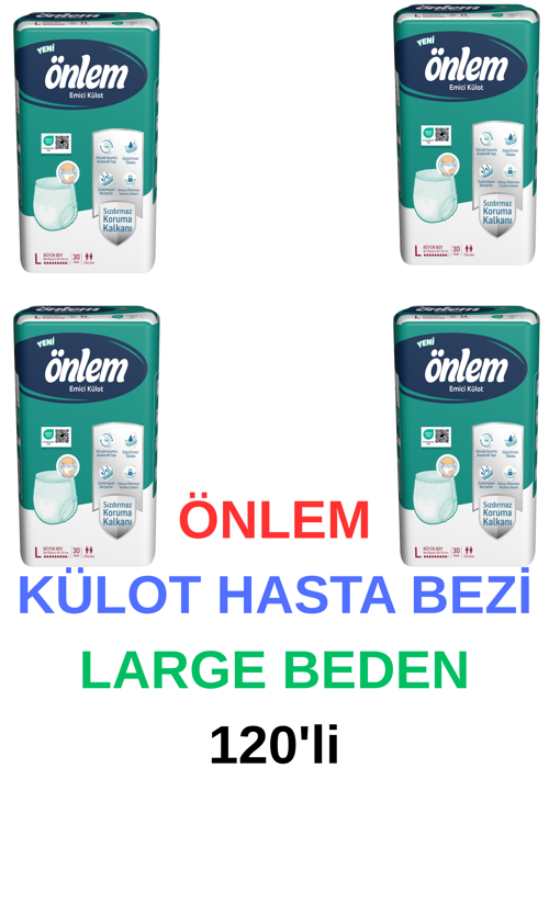 - Külot Hasta Bezi Large Beden 120'li