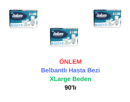 - Belbantlı Hasta Bezi XLarge Beden 90'lı
