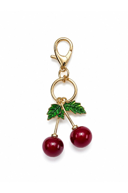 🍒 Kiraz Figürlü Çanta Charmı