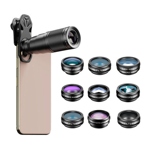 22X10'u Bir Arada Telefon Lens Kiti