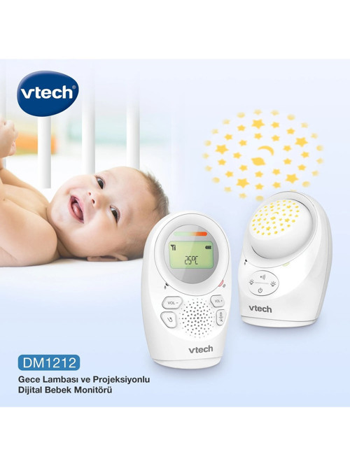 Gece Lambası ve Projeksiyonlu Sesli Bebek Monitörü - DM1212