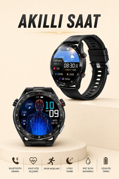 ENTEGRE GPS VE GENİŞ SPOR MODU SEÇENEKLERİYLE AKILLI SAAT - EGECEN8674-9309